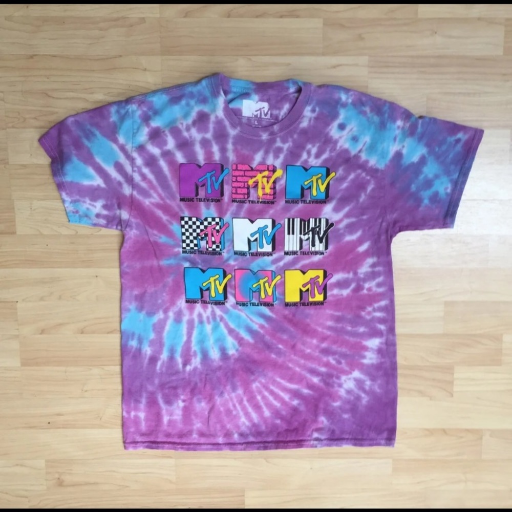 MTV Logo Tie Dye Shirt